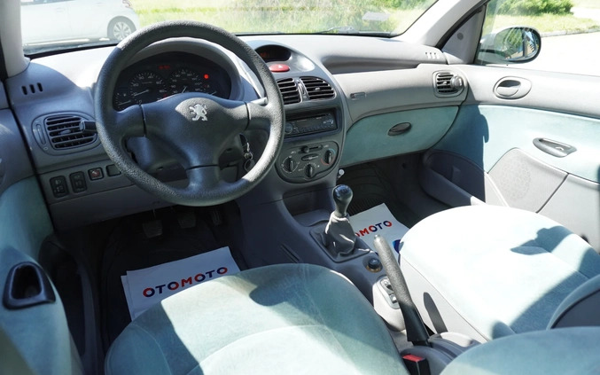 Peugeot 206 cena 4999 przebieg: 81000, rok produkcji 1999 z Katowice małe 277